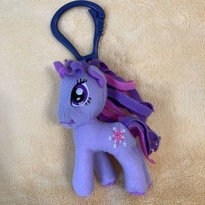 NWOT MLP:FIM Twilight Sparkle plush backpack clip